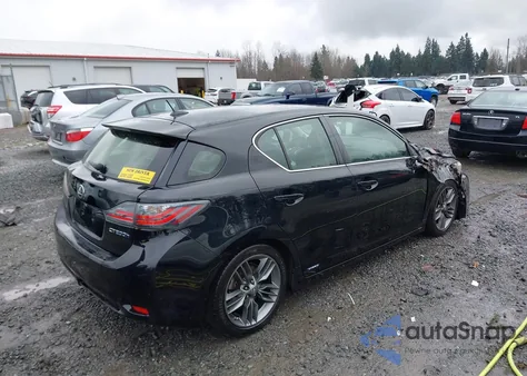 2012 Lexus Ct 200H Premium from USA, damaged, VIN JTHKD5BHXC2076572